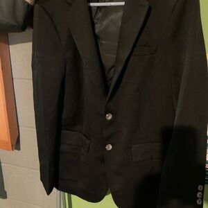 Suit Men’s Jacket Black Size Medium Elastic Waist
